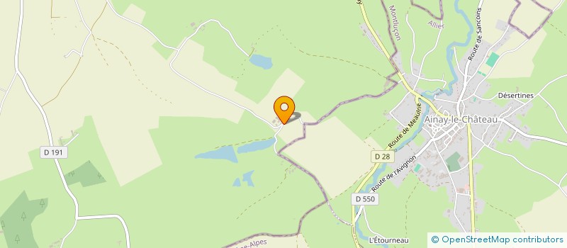 localisation de l'entreprise EARL DU CROCHET  CHARENTON-DU-CHER