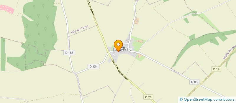 localisation de l'entreprise EARL DU CROQUET  LOUVRECHY