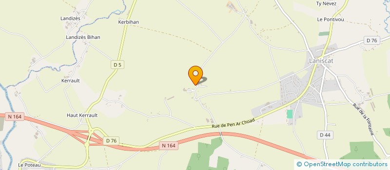 localisation de l'entreprise EARL DU DAOULAS à BON REPOS SUR BLAVET