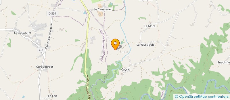 localisation de l'entreprise EARL DU DEVEZ à CALMONT
