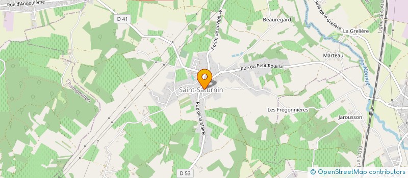 localisation de l'entreprise EARL DU DIX à SAINT-SATURNIN