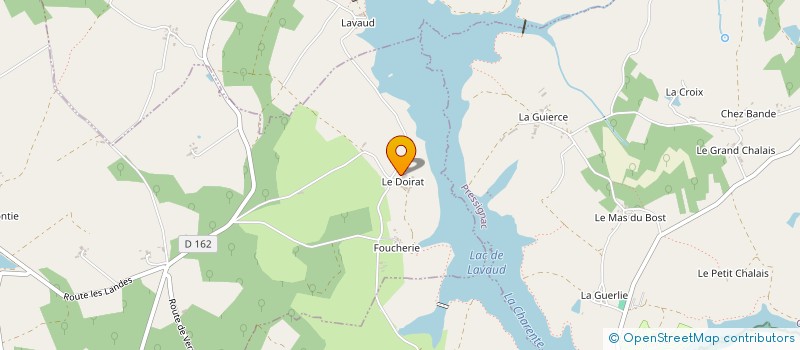 localisation de l'entreprise EARL DU DOIRAT à LESIGNAC-DURAND