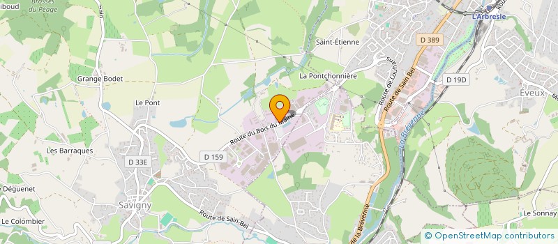 localisation de l'entreprise EARL DU DOMAINE  SAVIGNY