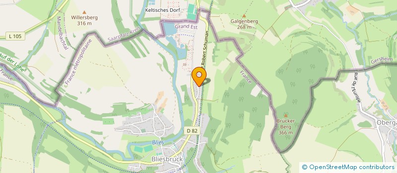 localisation de l'entreprise EARL DU DOMAINE D'AQUITAINE  WOELFLING-LES-SARREGUEMINES