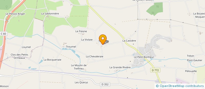 localisation de l'entreprise EARL DU DOMAINE DE DERRE à GUIPRY-MESSAC