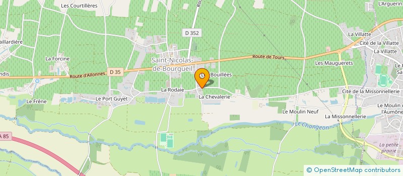 localisation de l'entreprise EARL DU DOMAINE DE LA CHOPINIERE DU ROY - CHRISTOPHE ORY, VIGNERON  SAINT-NICOLAS-DE-BOURGUEIL