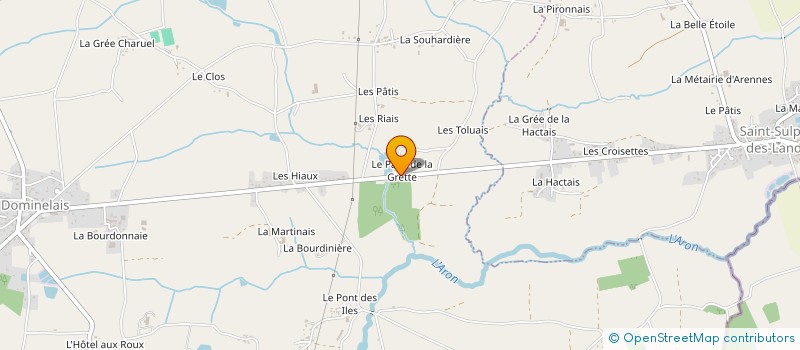 localisation de l'entreprise EARL DU DOMAINE DE LA THEOTIERE à SAINTE ANNE SUR VILAINE