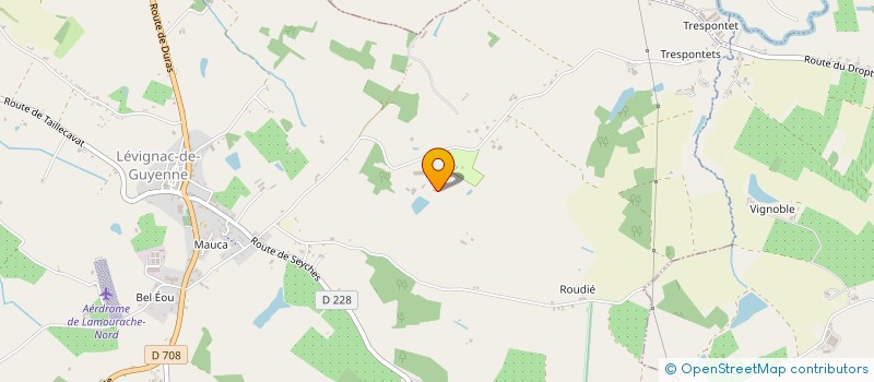 localisation de l'entreprise EARL DU DOMAINE DE LAMOUTHE  LEVIGNAC-DE-GUYENNE