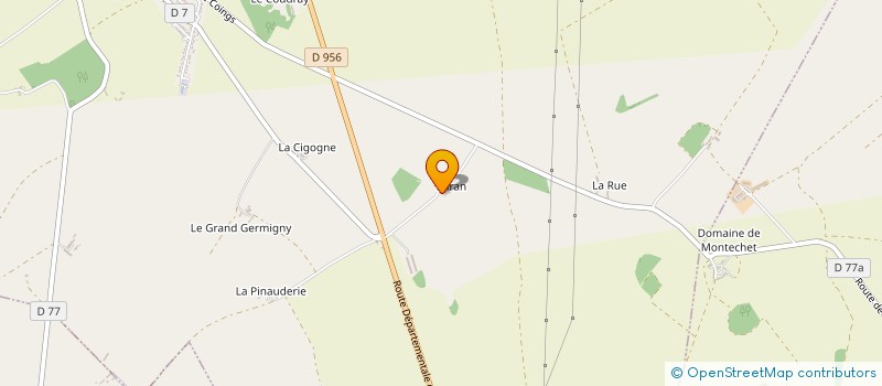 localisation de l'entreprise EARL DU DOMAINE DE MIRAN à VINEUIL
