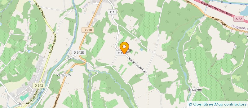 localisation de l'entreprise EARL DU DOMAINE DE ROC VALMONT à FEUGAROLLES