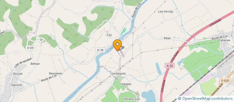 localisation de l'entreprise EARL DU DOMAINE DE SAINTE RAFINE à ALBIAS