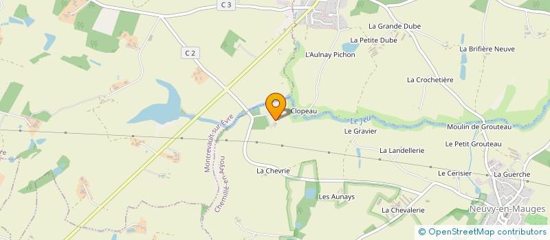 localisation de l'entreprise EARL DU DOMAINE DES MAUGES  CHEMILLE-EN-ANJOU