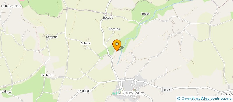 localisation de l'entreprise EARL DU DRENNEUC à LE VIEUX-BOURG