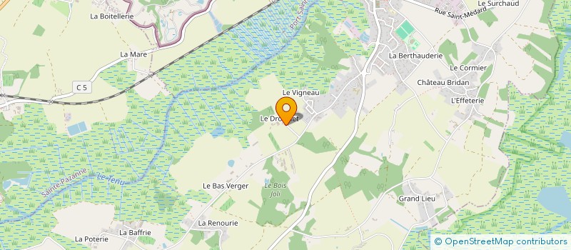 localisation de l'entreprise EARL DU DROUILLET  SAINT-MARS-DE-COUTAIS