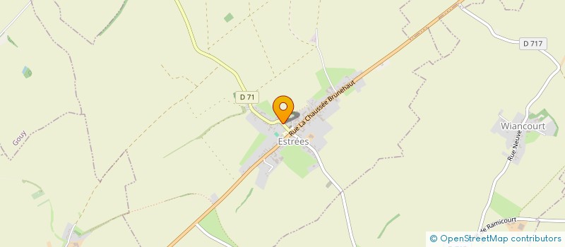 localisation de l'entreprise EARL DU FAUBOURG  ESTREES