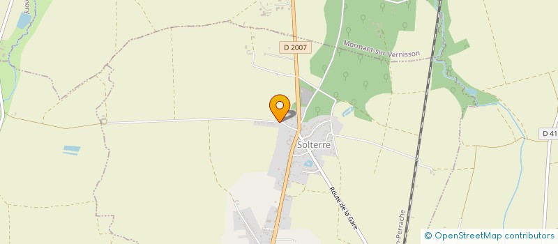 localisation de l'entreprise EARL DU FINIER à SOLTERRE