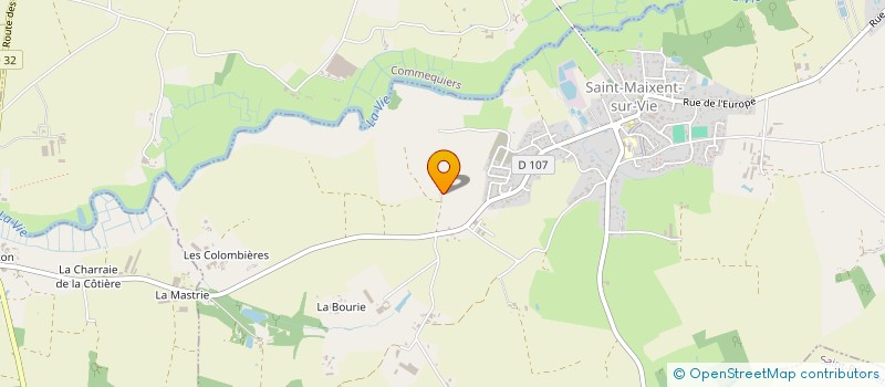 localisation de l'entreprise EARL DU FOIE DE L'OUEST à COMMEQUIERS