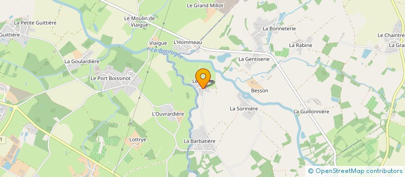 localisation de l'entreprise EARL DU FORCIN à SAINT-COLOMBAN