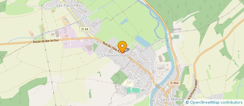 localisation de l'entreprise EARL DU FORT à CHAUVONCOURT