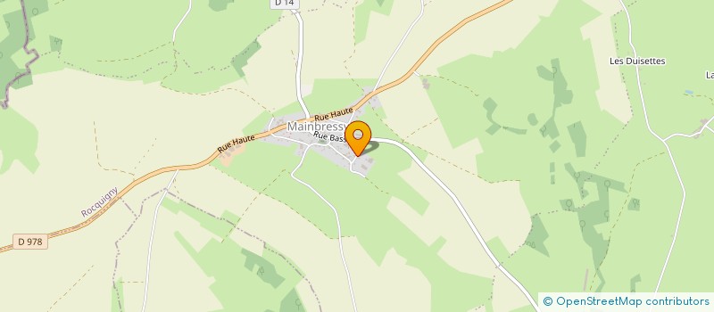 localisation de l'entreprise EARL DU FOSSE MAITRE GOBERT à ROCQUIGNY