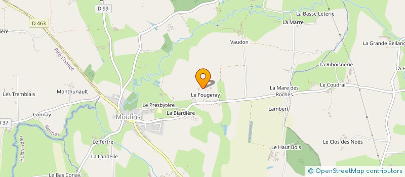 localisation de l'entreprise EARL DU FOUGERAY à MOULINS