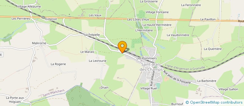 localisation de l'entreprise EARL DU FOUGERAY à SAINT-PLANCHERS