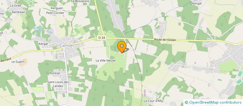 localisation de l'entreprise EARL DU FOUGUET à SAINT-DOLAY