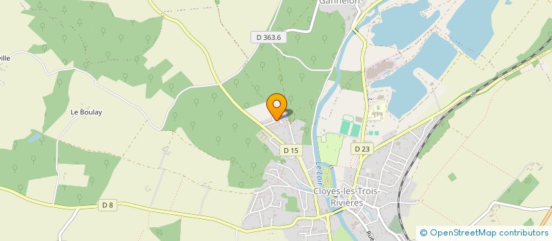 localisation de l'entreprise EARL DU FOURNIL à CLOYES-LES-TROIS-RIVIERES