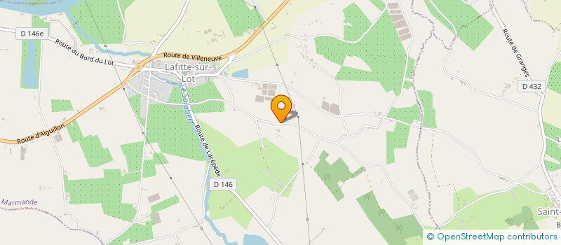 localisation de l'entreprise EARL DU FRENE à LAFITTE-SUR-LOT