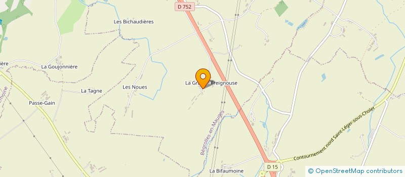 localisation de l'entreprise EARL DU FRENE à BEGROLLES-EN-MAUGES