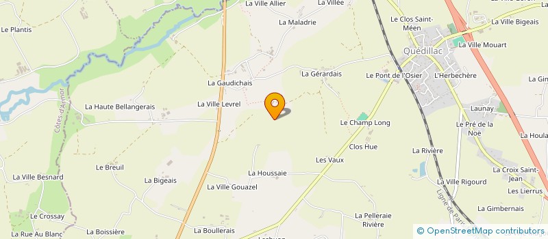 localisation de l'entreprise EARL DU FRESNE  QUEDILLAC