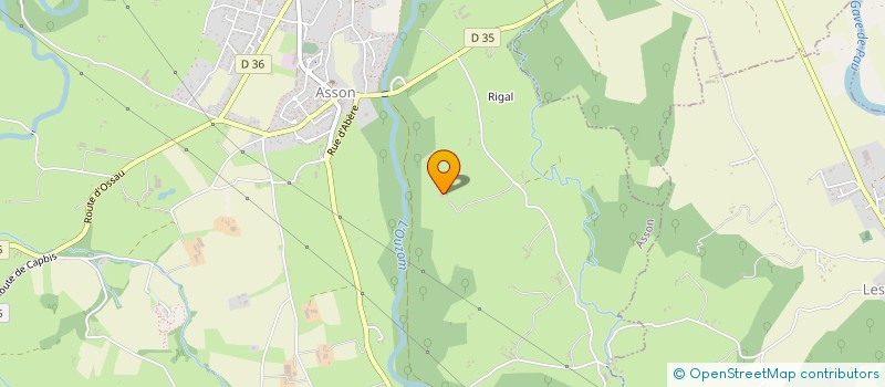 localisation de l'entreprise EARL DU GABIZOS  ASSON