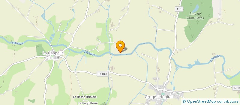 localisation de l'entreprise EARL DU GALERON à OMBREE D'ANJOU