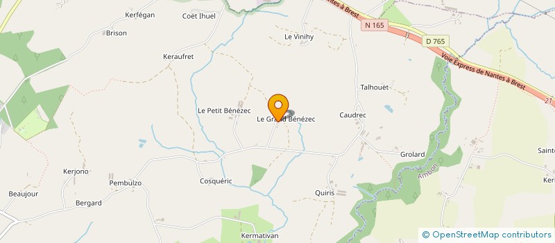 localisation de l'entreprise EARL DU GANQUIS à THEIX-NOYALO