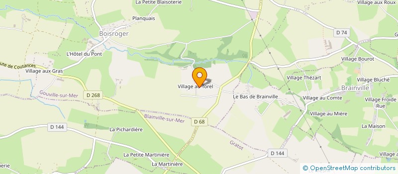localisation de l'entreprise EARL DU GIDRON  GOUVILLE-SUR-MER
