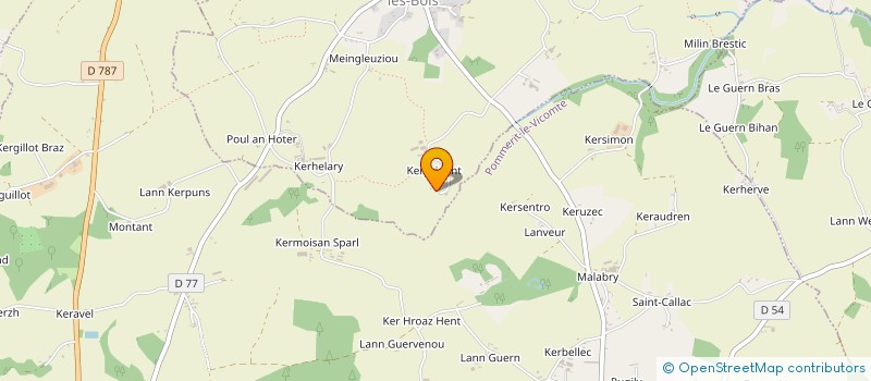 localisation de l'entreprise EARL DU GOAS MAB  SAINT-GILLES-LES-BOIS