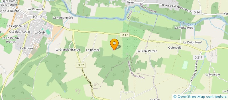 localisation de l'entreprise EARL DU GRAND ARRET  CHEILLE