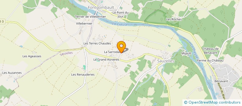localisation de l'entreprise EARL DU GRAND ASNIERES à SAUZELLES