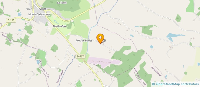 localisation de l'entreprise EARL DU GRAND BARRAIL  TOMBEBUF