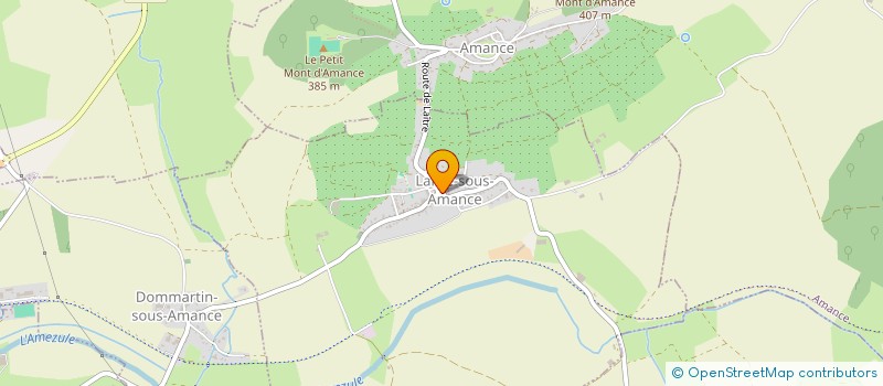 localisation de l'entreprise EARL DU GRAND COURONNE  LAITRE-SOUS-AMANCE