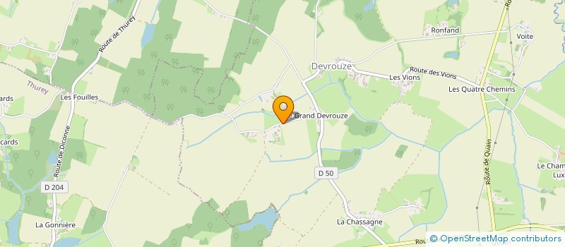 localisation de l'entreprise EARL DU GRAND DEVROUZE  DEVROUZE