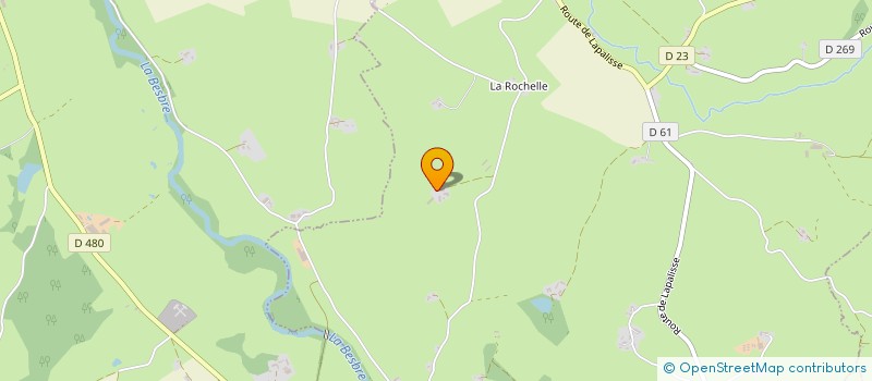 localisation de l'entreprise EARL DU GRAND DOMAINE  JALIGNY-SUR-BESBRE