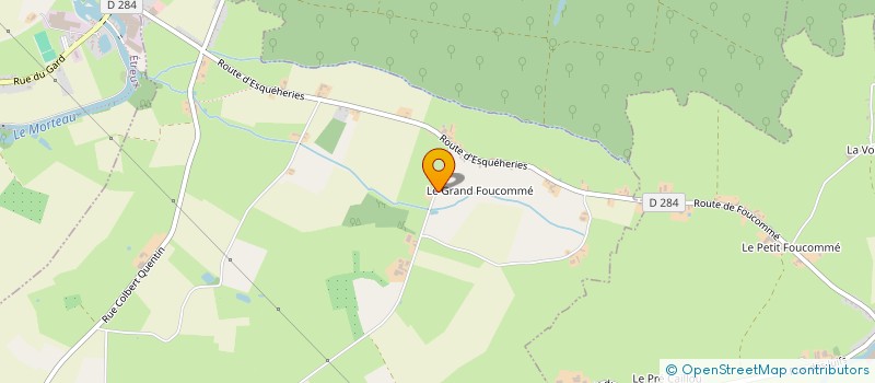 localisation de l'entreprise EARL DU GRAND FOUCOMME  LA NEUVILLE-LES-DORENGT