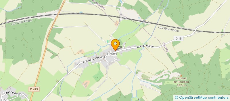 localisation de l'entreprise EARL DU GRAND FRENE  BRANS