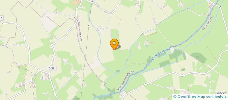 localisation de l'entreprise EARL DU GRAND LEARD  MAROLLES-LES-BRAULTS