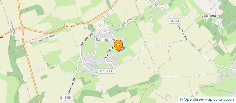 localisation de l'entreprise EARL DU GRAND MARAIS  RADINGHEM