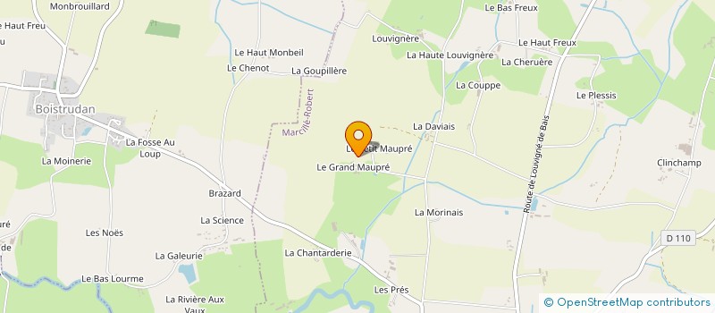 localisation de l'entreprise EARL DU GRAND MAUPRE à MARCILLE-ROBERT