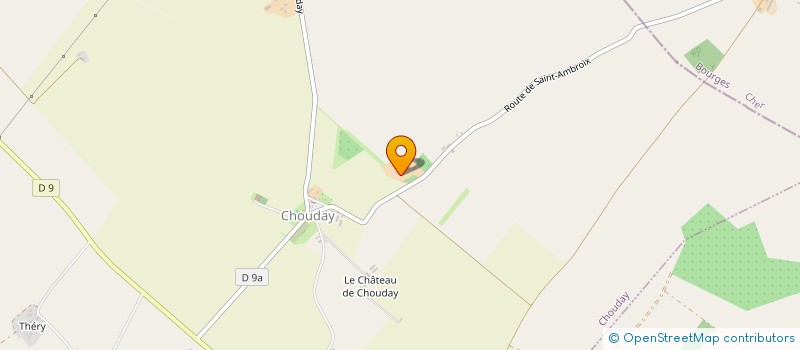 localisation de l'entreprise EARL DU GRAND METIFEU à CHOUDAY