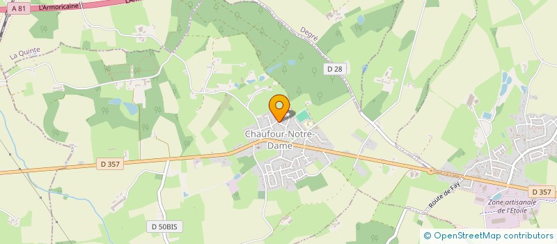 localisation de l'entreprise EARL DU GRAND MUSSEROTTE  CHAUFOUR NOTRE DAME