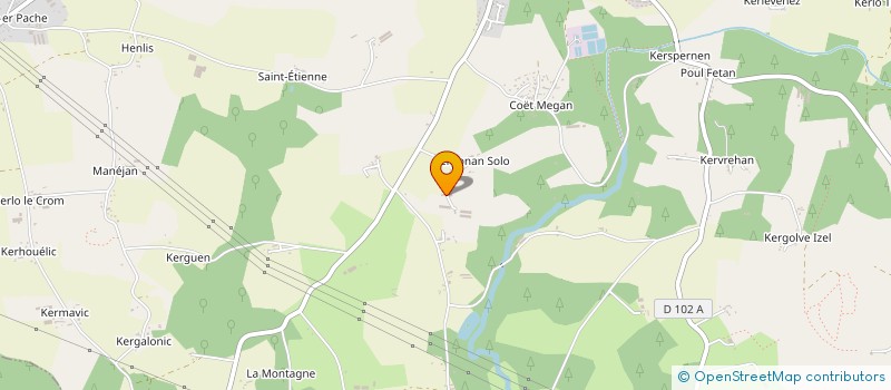 localisation de l'entreprise EARL DU GRAND SAULE à LANGUIDIC